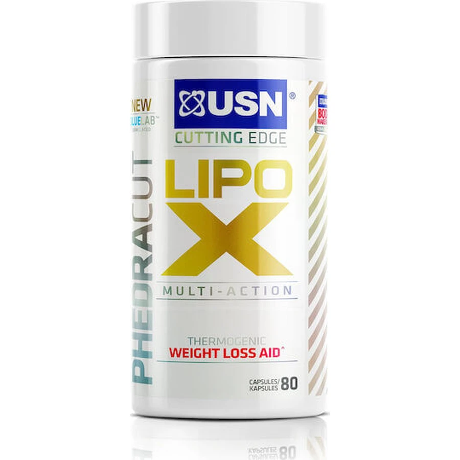 USN Phedra Cut Lipo X mit Geschmack Unaromatisiert 80 Kapseln