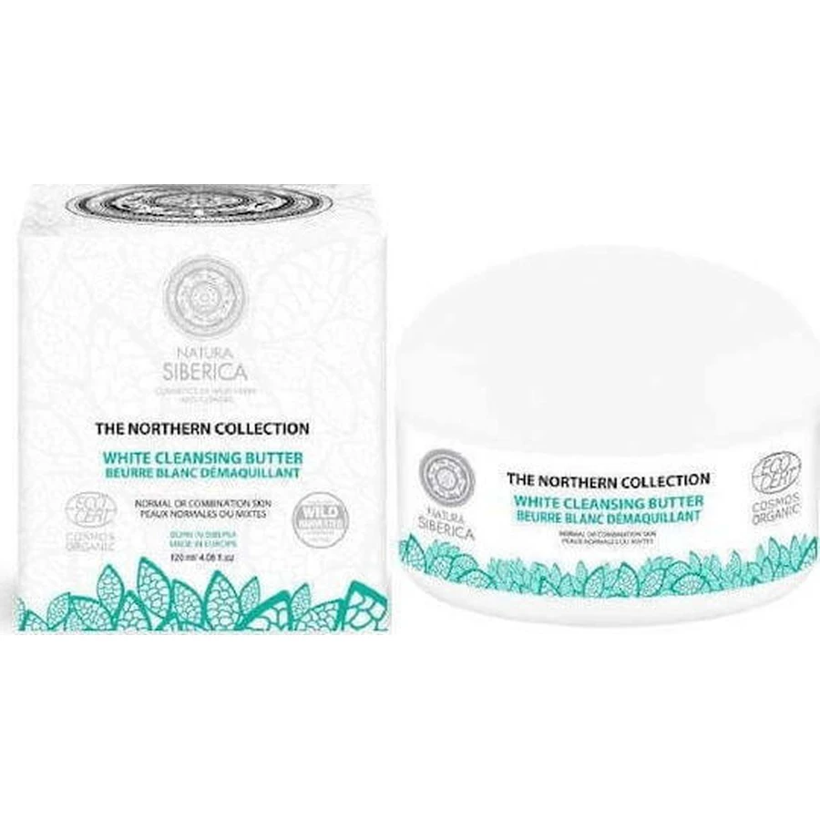 Natura Siberica The Northern Collection Weiße Reinigungsbutter Gesichts-Makeup-Entfernungscreme 120ml