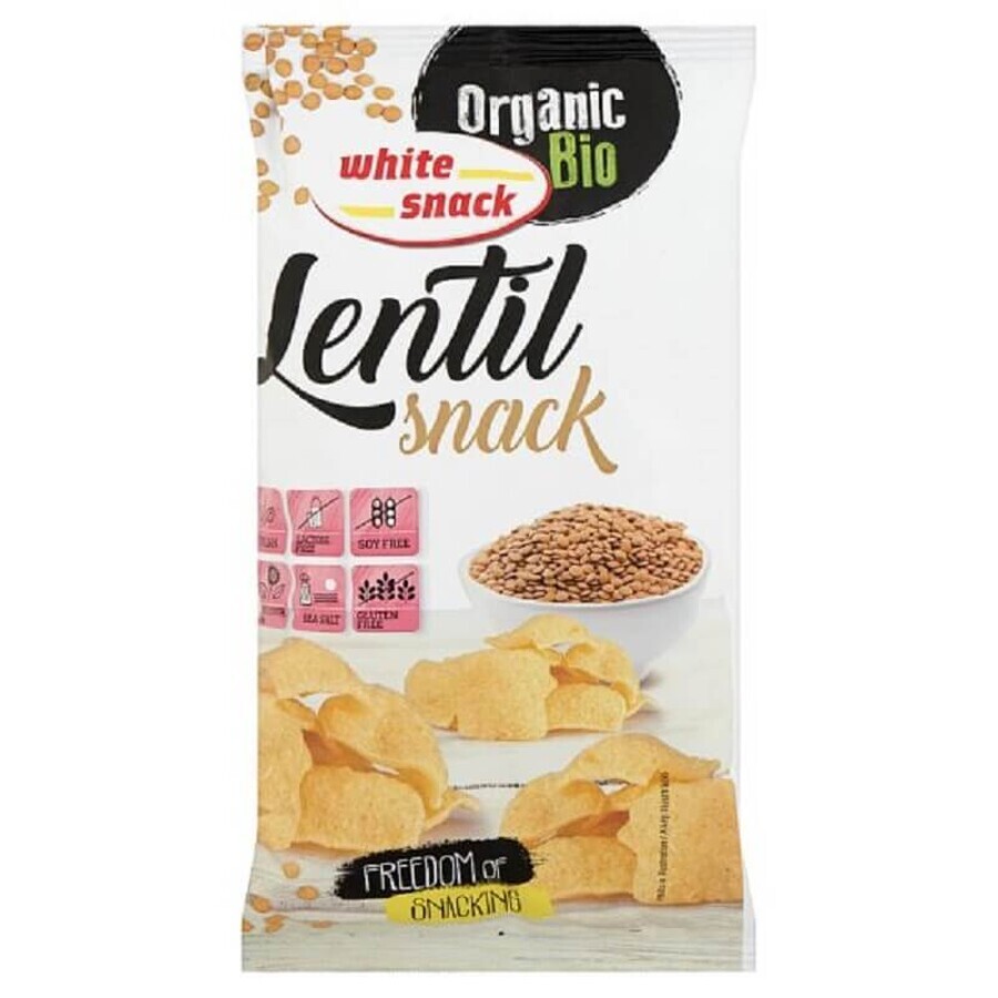 Öko-Linsensnacks, 45 g, Weißer Snack