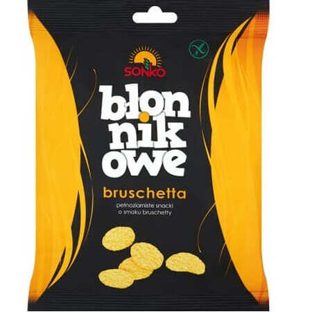 Snacksuri bruschetta din porumb, fără gluten, 50 g, Sonko