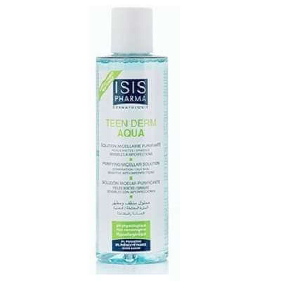 Soluție micelară - Teen Derm Aqua, 200ml, IsisPharma