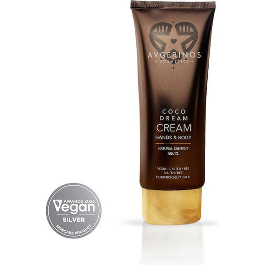 Avgerinos Cosmetics Coco Drean Feuchtigkeitsspendende Körpercreme mit Kokosnussgeschmack für alle Hauttypen 200ml