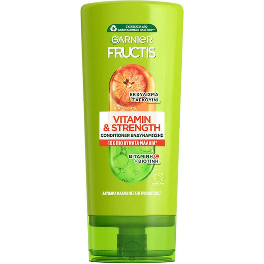 Garnier Fructis Fructis Blood Orange Acondicionador Reconstructor/Nutritivo con Vitaminas y Fuerza para Cabello Teñido 200ml