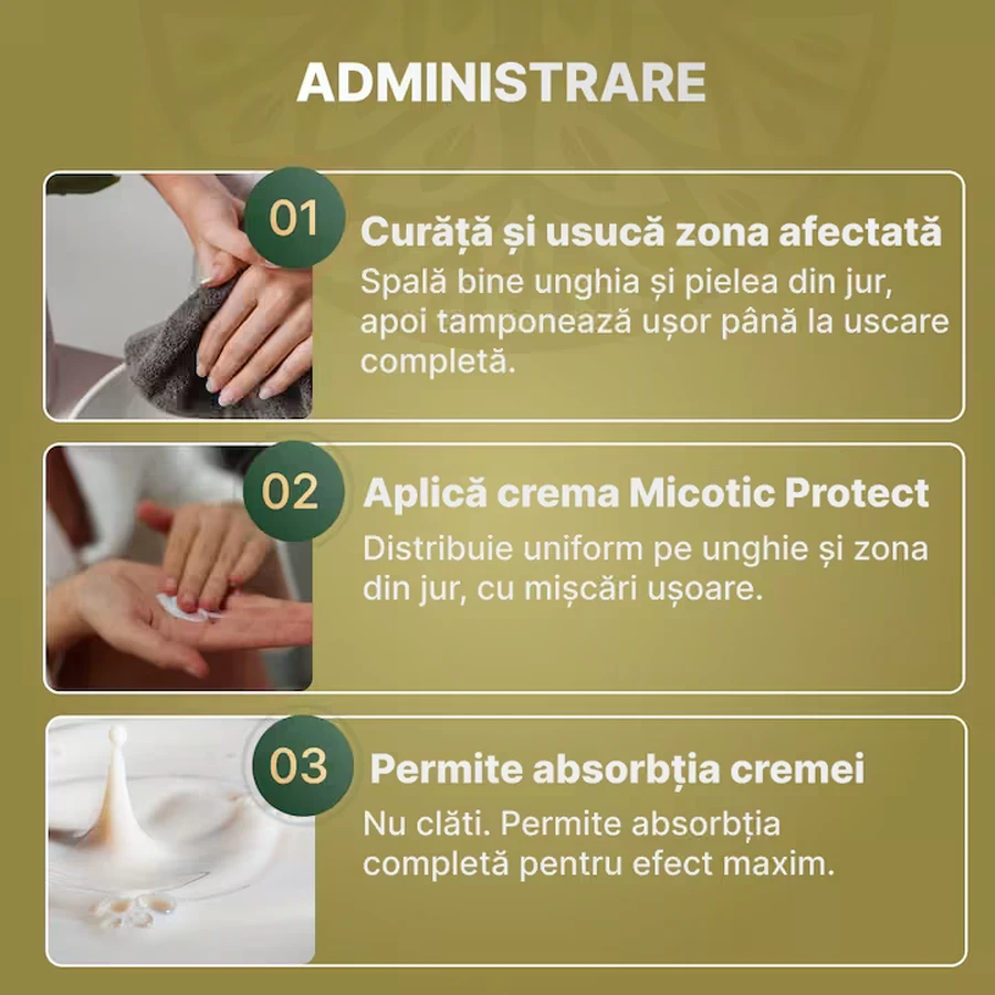 Cremă antimicotică pentru ciuperca unghiei Micotic Protect, 70 ml, Colț de Sănătate