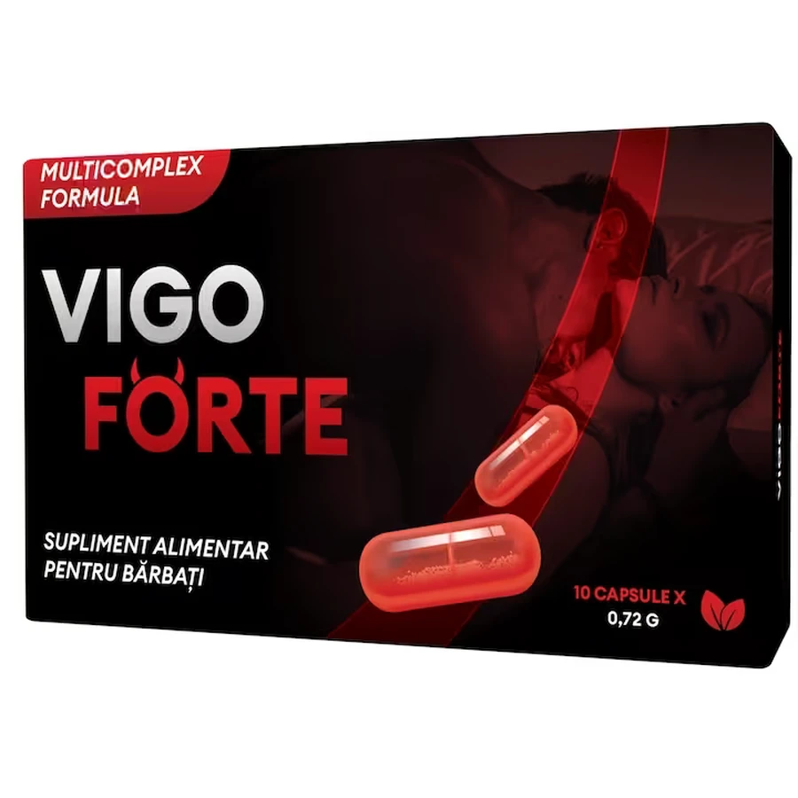 Pillen voor potentie en erectie, VigoForte, 100% natuurlijk, 10 capsules, Colt de Sanatate