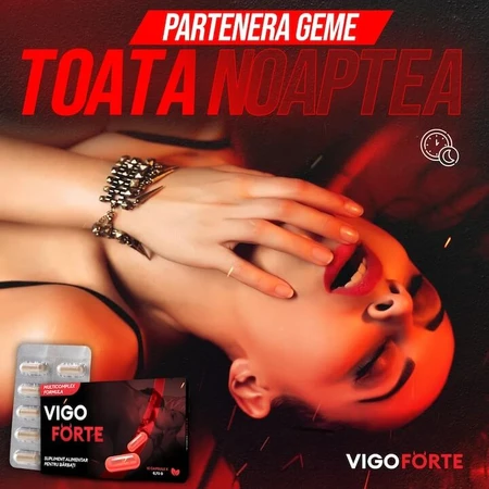 Pillen voor potentie en erectie, VigoForte, 100% natuurlijk, 10 capsules, Colt de Sanatate