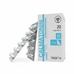 VETAPRO calmatonin 20caps/cut relieves anxiety in dogs