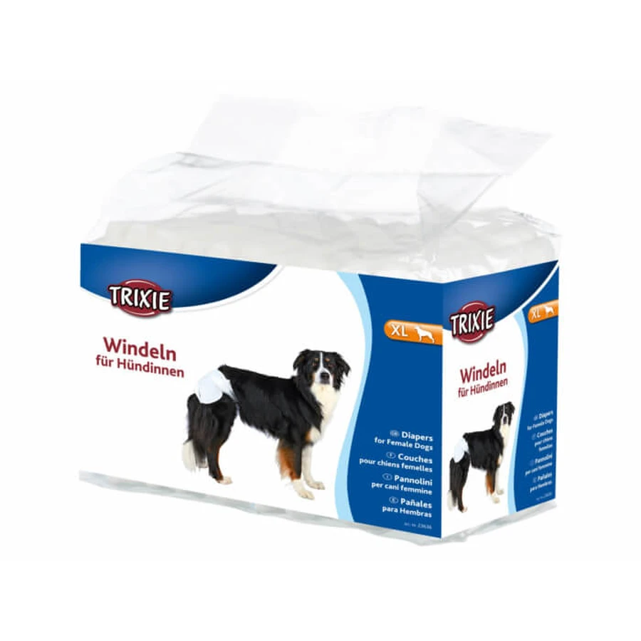 Pañales para perros XL (12 unidades) - 40-58 cm