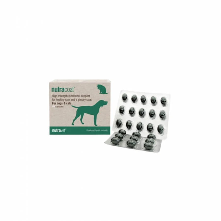 Nutravet Nutracoat para perros y gatos, 45 cápsulas