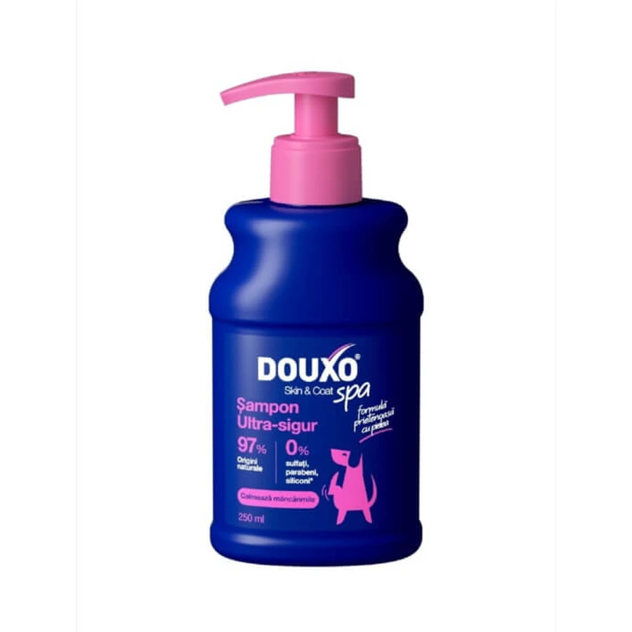 Shampooing Douxo Spa, anti-démangeaisons et apaisant pour chiens, 250 ml, Ceva Sante