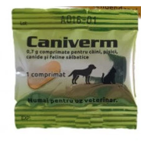Caniverm, 1 Tabletten 0,7g