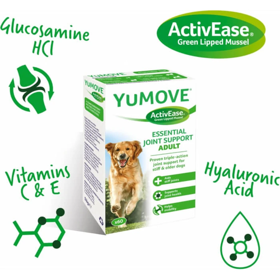 YuMOVE Gewrichtsverzorging voor volwassen honden 120 tabletten
