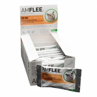 AMFLEE 50 mg Spot-on-Lösung für Katzen 1 Pipette (0,50 ml)