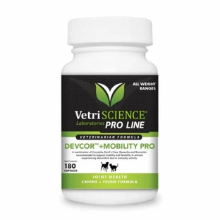 VETRI SCIENCE DevCor + Mobility Pro, gewrichtssupplement voor honden en katten, 180 capsules