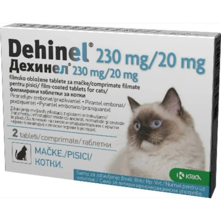 Dehinel cat, inwendig antiparasiticum voor katten - 2 tabletten