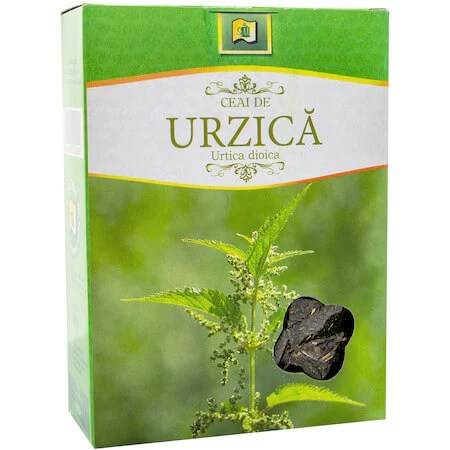 Té de hojas de ortiga, 50 g, Stef Mar Valcea
