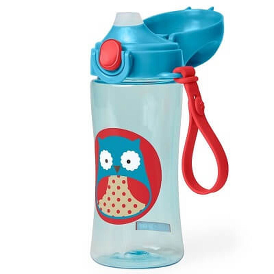 Sticlă cu cioc Zoo Sport Bufniță, 414ml, 252625, SkipHop