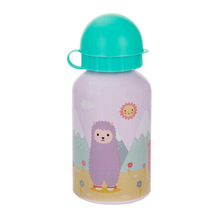 Sticla din aluminiu cu capac Little Llama, 330 ml, Sass&Belle