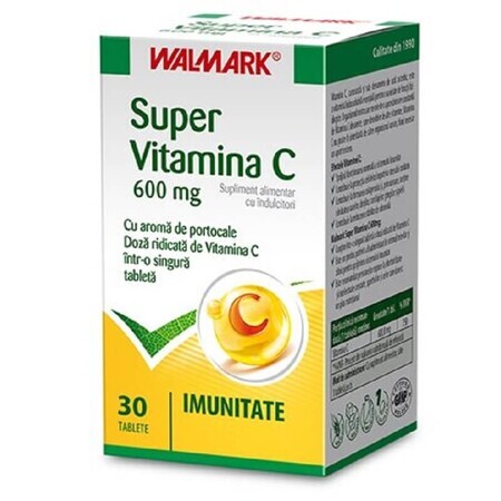 Super Vitamin C, 600 mg, Immunität, 30 Tabletten, Walmark