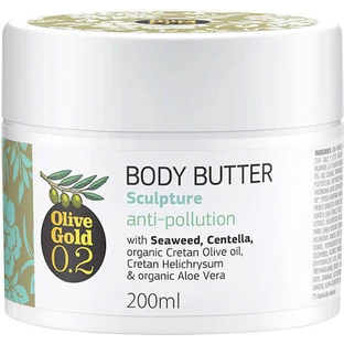 Olivaloe Olive Gold 0.2 mit Meeresalgen und Zedernholz Feuchtigkeitsspendende Körperbutter mit Aloe Vera / Hyaluronsäure 200ml