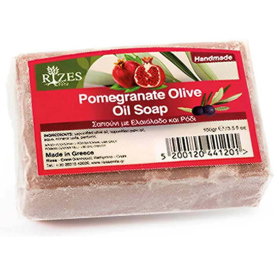 Rizes Kreta Zeep met olijfolie Granaatappel Bodyzeep 100gr