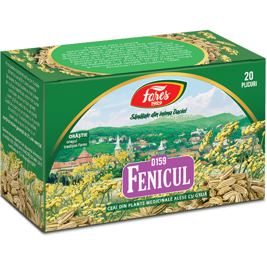 Fennel Tea, 20 sachets, Fares