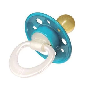 Cherry Boy blue latex pacifier, 0-6 months, 2 pieces, Nip