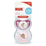 Disney Bambi Silikon-Schnuller, 6-18 Monate, 1 Stück, Nuk