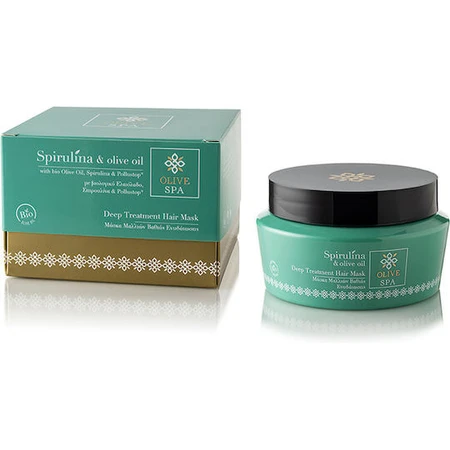 OliveSpa Spirulina & Olijfolie Hydraterend Haarmasker 250ml