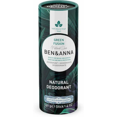 Ben & Anna Green Fusion Déodorant Naturel Déodorant Naturel Stick Sans Aluminium 40gr