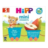 Mini biologisch dessert met appels en peren, 4 x 100 g, Hipp