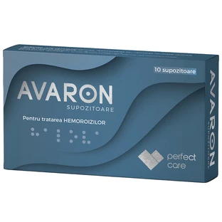 Avaron aambeien zetpillen, 10 stuks, Perfect Care