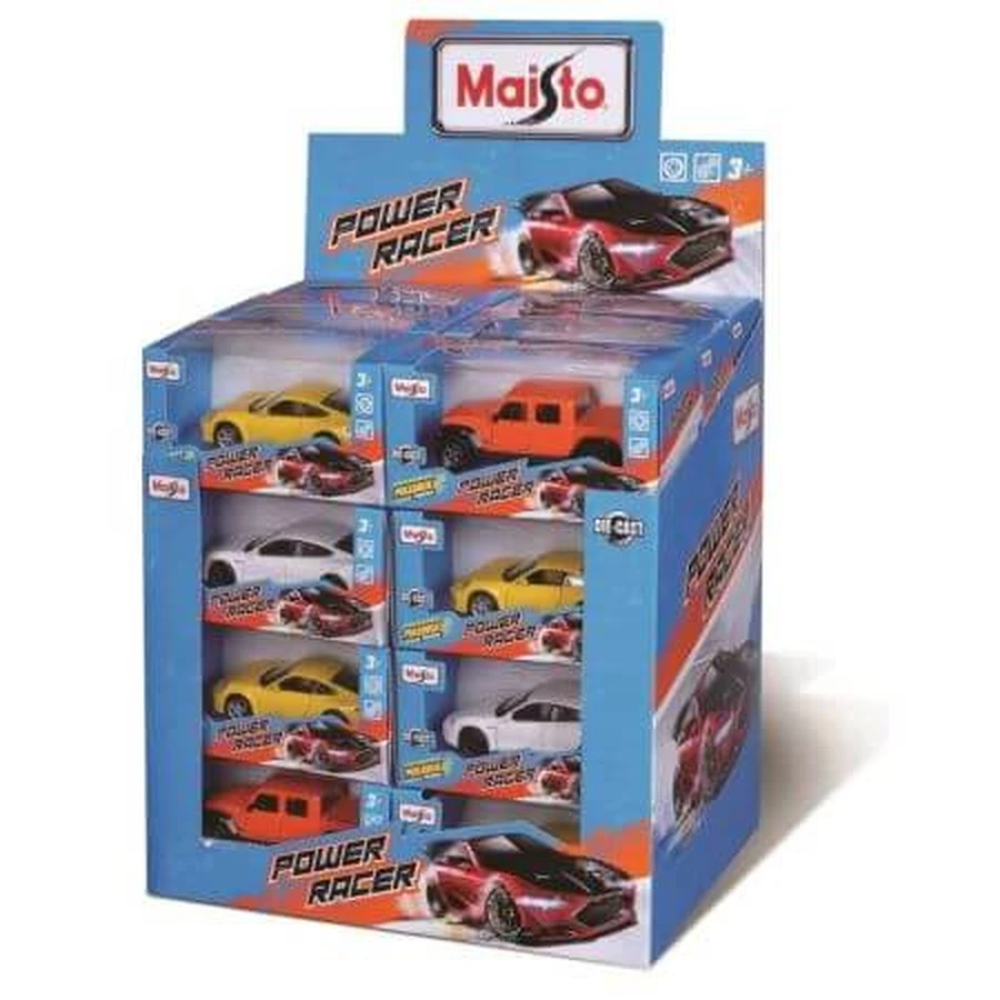 Masinuta metalica, 11.5 cm, Fresh Metal Power Racer, Diverse modele, 3 ani+, 1 bucata, Maisto