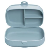 Compartmentalized silicone playpen with Magic Box suction cup, Aqua Blue, 6 months+, Appekids