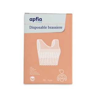 Disposable Bustier Bra, size XL, 3 pieces, Apfia Care