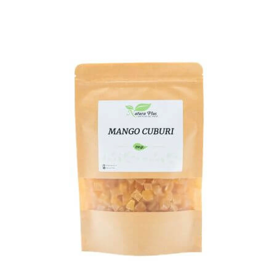 Mangoblokjes, 250 g, Natura Plus