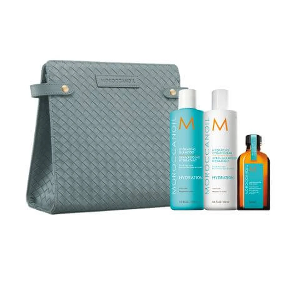 Haar-Set, Hydratation, 2x250 ml + 50 ml, Moroccanoil