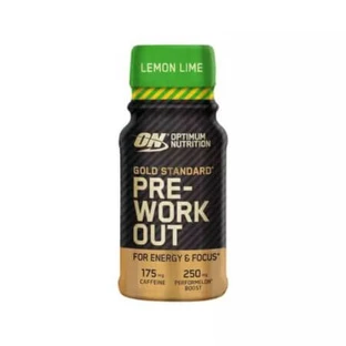 Pre-workout shot met citroen- en limoensmaak Gold Standard, 60 ml, Optimum Nutrition