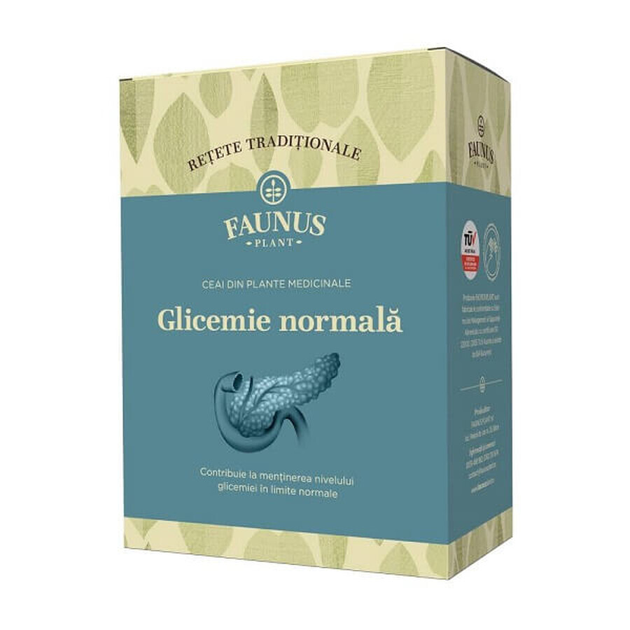 Tee Normal Glykämie Traditionelle Rezepte, 180 g, Faunus Pflanze