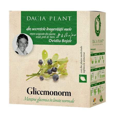 Tee glicemonorm, 50g, Dacia Plant