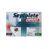 Septolete omni cola, 3 mg/1 mg, 16 pills, Krka