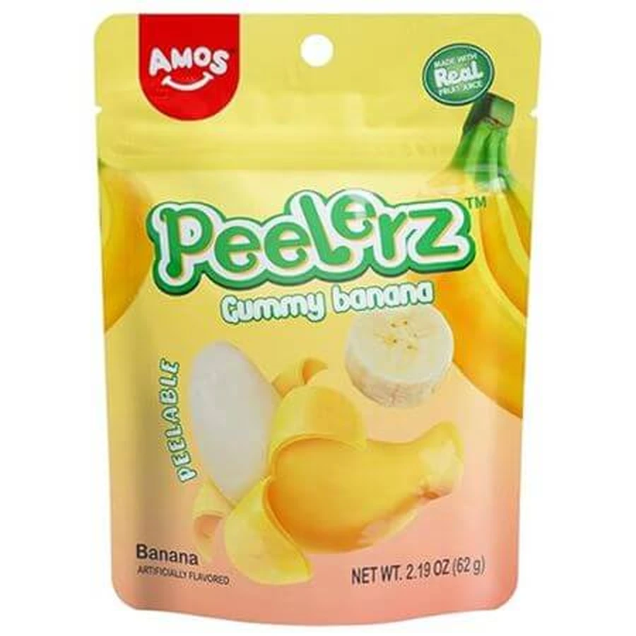 Peelerz Gummy Banaan Jellies, 65 g, Amos