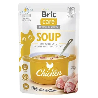 Hühnersuppe für Katzen, 75 g, Brit