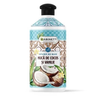 Kokosnuss-Vanille Badeschaum, 1000 ml, Kabinett Naturkosmetik