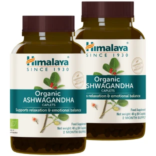 Himalaya Organic Ashwagandha set, 2 x 60 tabletten