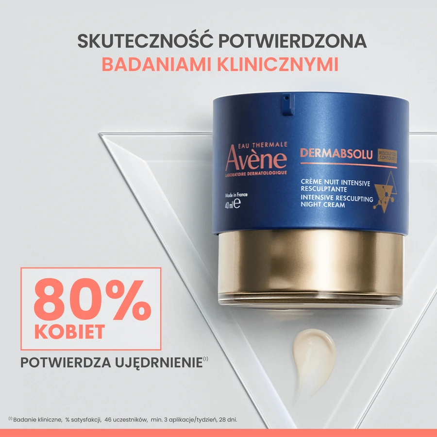 Avene Dermabsolu Advanced Firming Care Set, Lifting-Nachtcreme, 40 ml + Augenkontur-Füllcreme, 15 ml + Serum zur Wiederherstellung der Gesichtskonturen, 30 ml