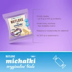 Allnutrition Nutlove Śnieżka Michałki Białe, bonbons aux cacahuètes dans un glaçage blanc, sans sucre ajouté, 200 g