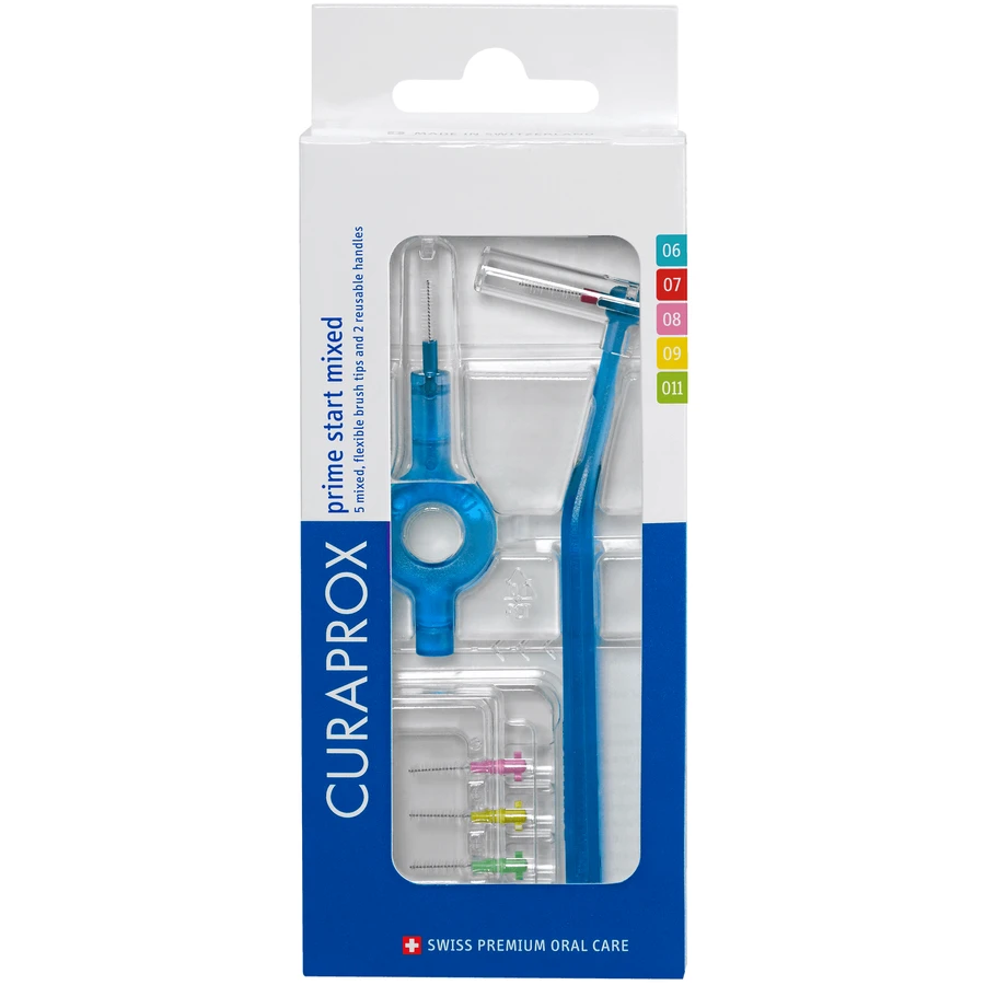 Curaprox CPS 06-011 Prime Start Mixed Pack, Interdentalbürsten, 5 Stück