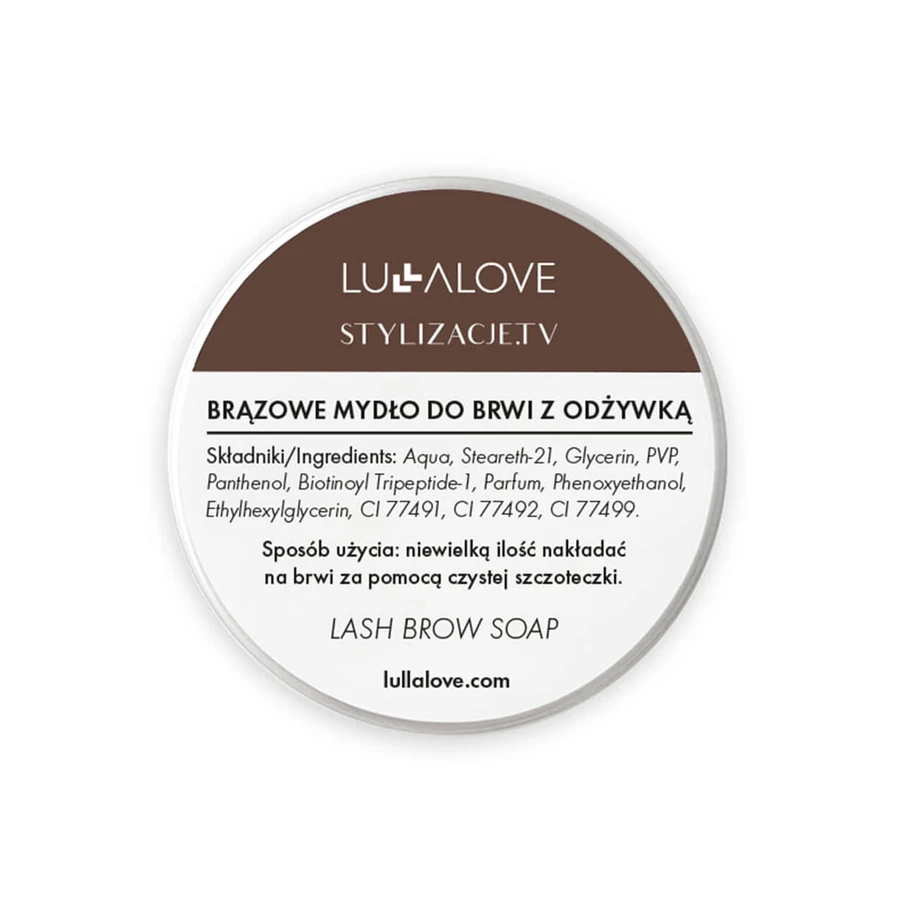 Lullalove, brązowe mydło do stylizacji brwi, 30 ml: ceny i cechy