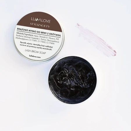 Lullalove, brązowe mydło do stylizacji brwi, 30 ml: ceny i cechy